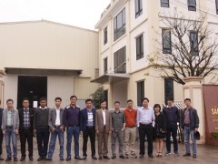 Hội doanh nhân Lại Việt thăm mô hình sản xuất máy biến thế Công Ty LAHACO