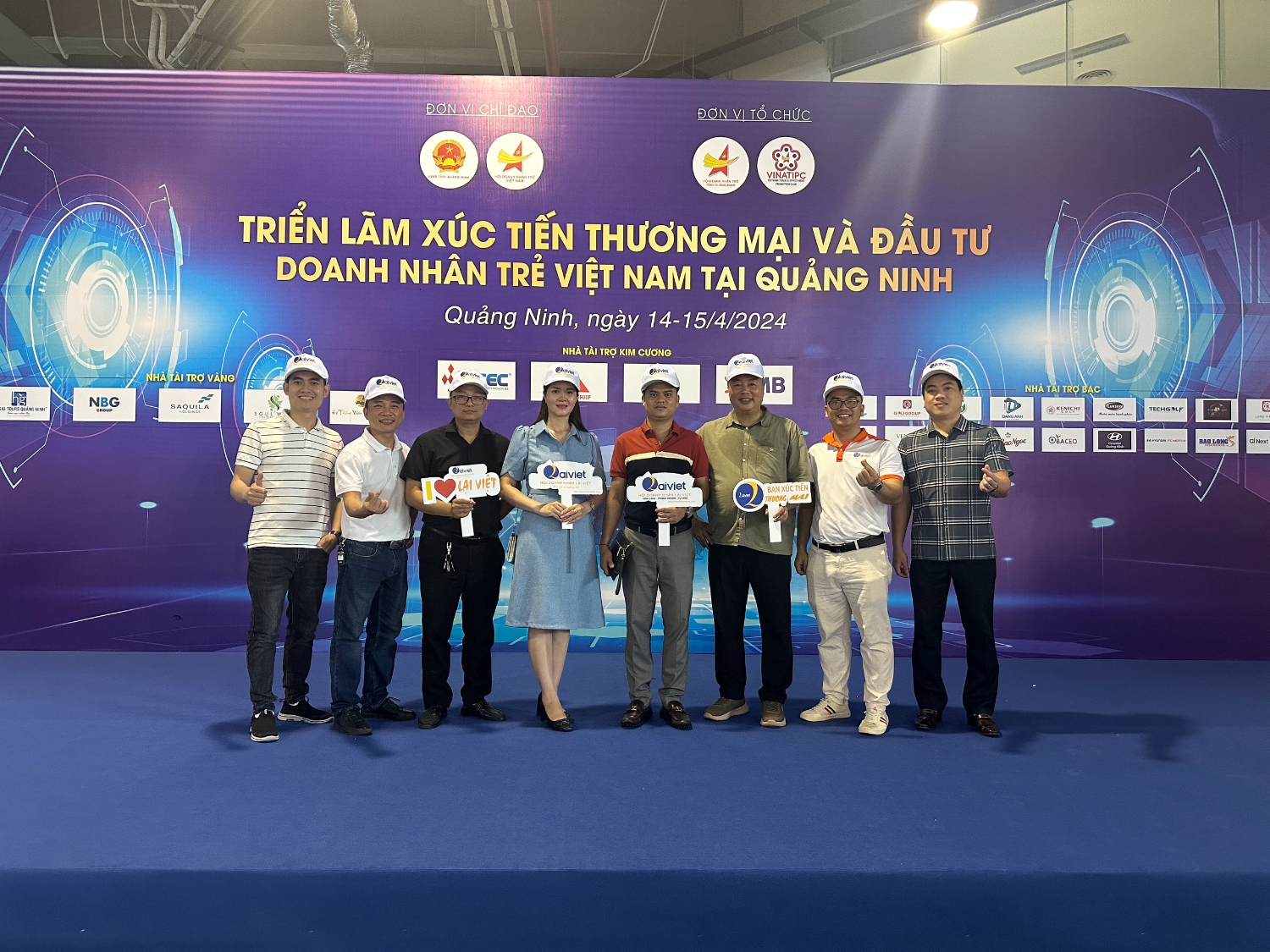 Hội DN Lại Việt tham gia triển lãm xúc tiến thương mại và đầu tư doanh nhân trẻ Việt Nam tại Quảng Ninh